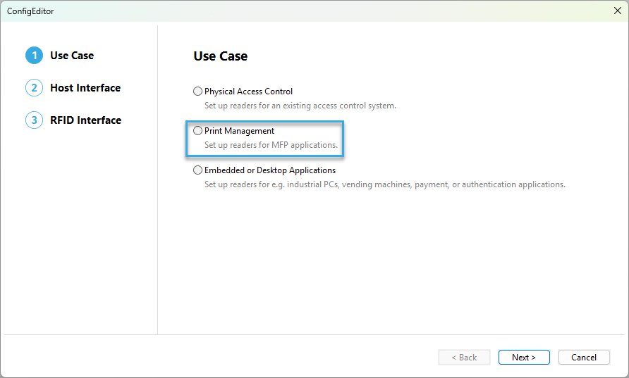 Screenshot: Analyze sample card in BALTECH ID-engine Explorer