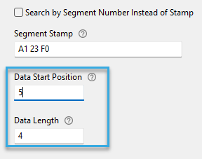 Screenshot: PCN start position and PCN lengh entry fields in the configuration component 'Autoread LEGIC Number in File' of BALTECH ConfigEditor