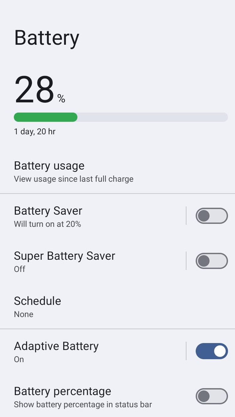 Screenshot: Super Battery Saver on Nokia phones